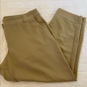 The Modernist Collection Khaki Ankle Pant Size 18
